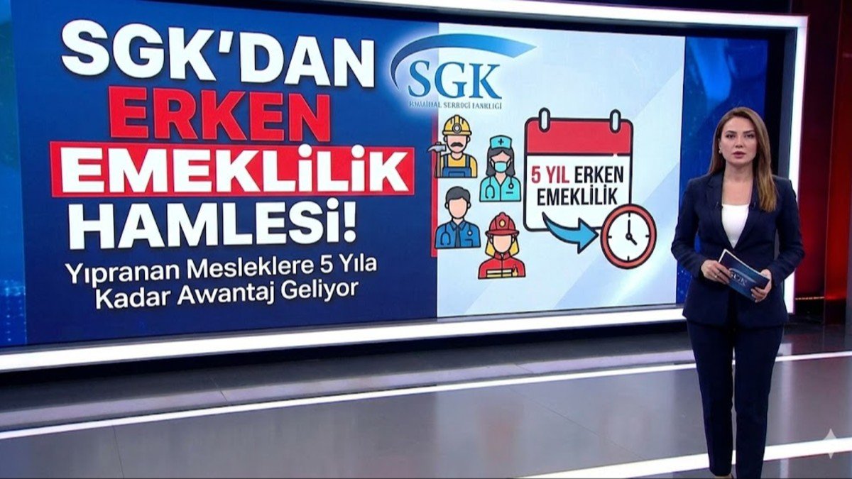 SGK’dan Erken Emeklilik Hamlesi: Yıpranan Mesleklere 5 Yıla Kadar Avantaj Geliyor