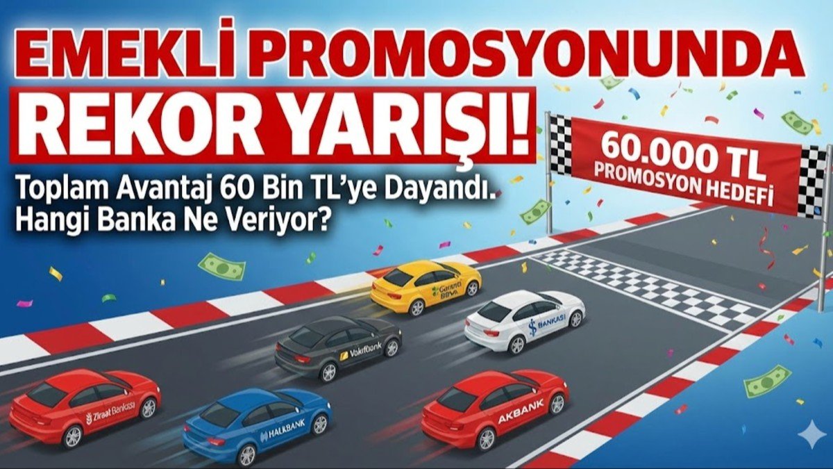 Emekli Promosyonunda Rekor Yarışı! Toplam Avantaj 60 Bin TL’ye Dayandı