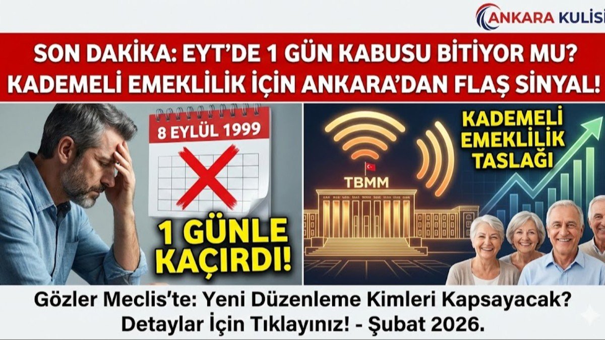 EYT’de 1 Gün Kabusu Bitiyor mu? Kademeli Emeklilik İçin Ankara’dan Flaş Sinyal